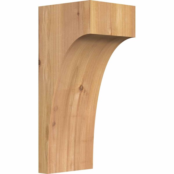 Ekena Millwork Huntington Smooth Corbel, Western Red Cedar, 5 1/2"W x 6"D x 14"H COR06X06X14HUN00SWR - main
